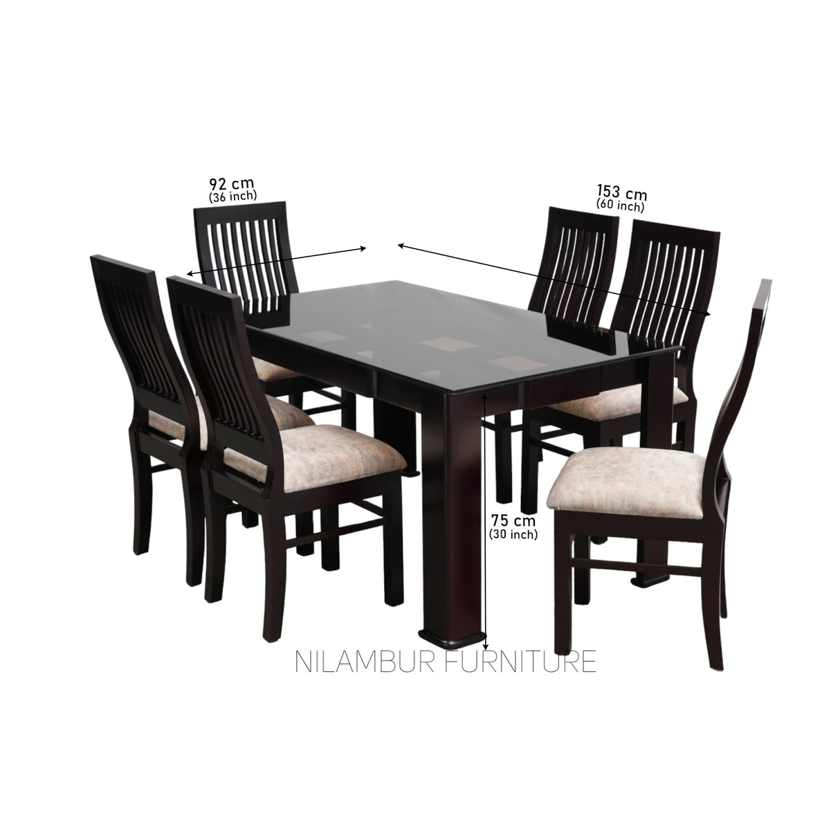 TRINITY MAHOGONY DINING SET