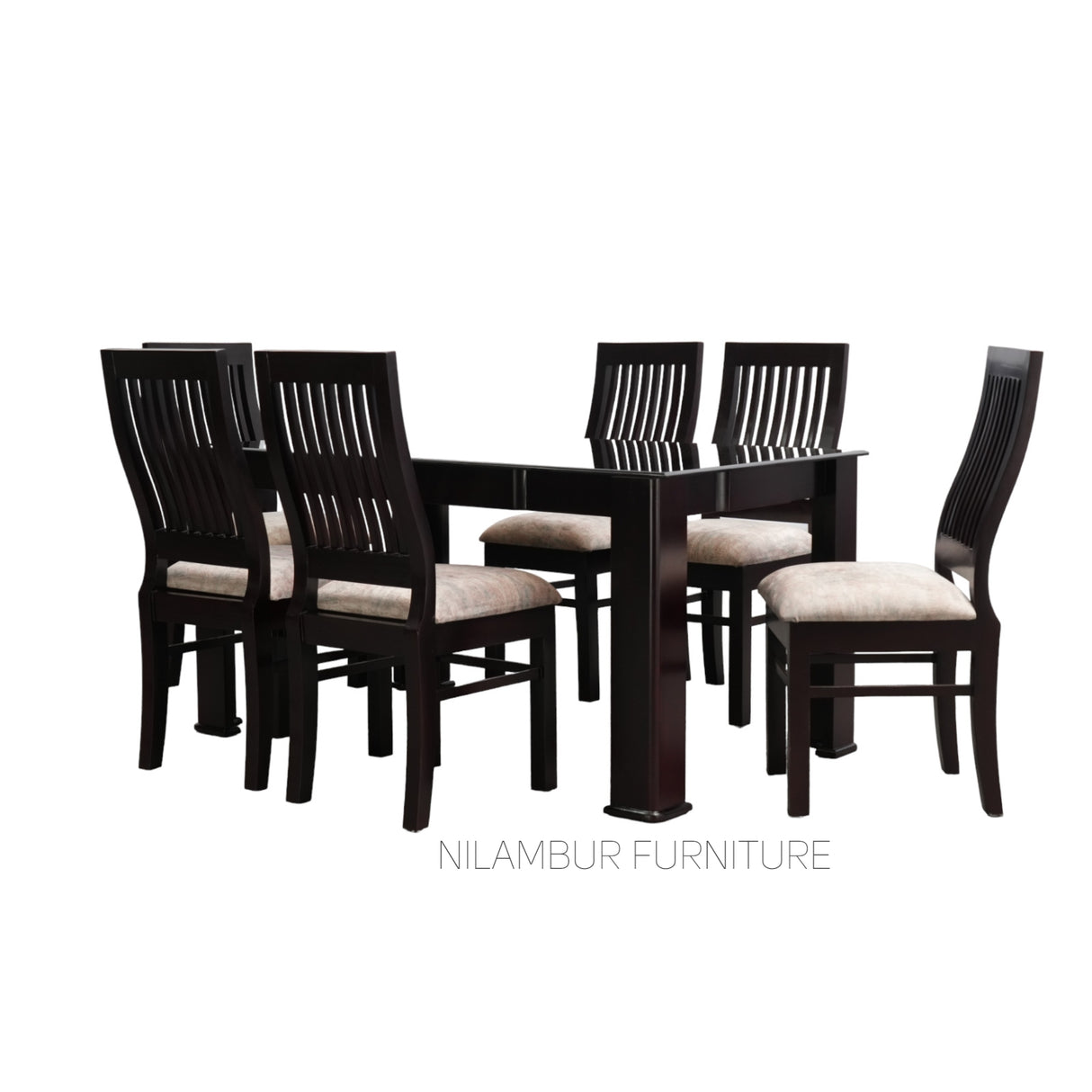 TRINITY MAHOGONY DINING SET - Nilambur Furniture