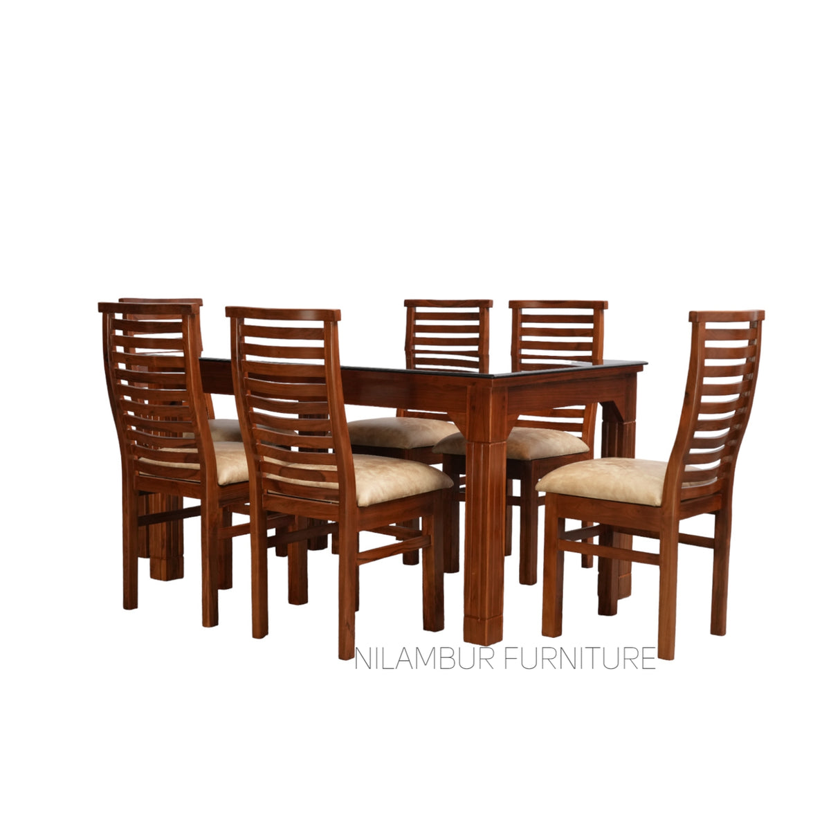 ORION TEAK WOOD DINING SET - Nilambur Furniture