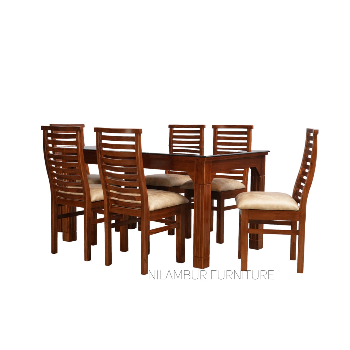 ORION TEAK WOOD DINING SET - Nilambur Furniture