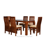 OSCAR TEAK WOOD DINING SET - Nilambur Furniture