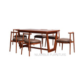 ROBIN MAHOGONY DINING SET - Nilambur Furniture