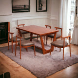 ROBIN MAHOGONY DINING SET - Nilambur Furniture