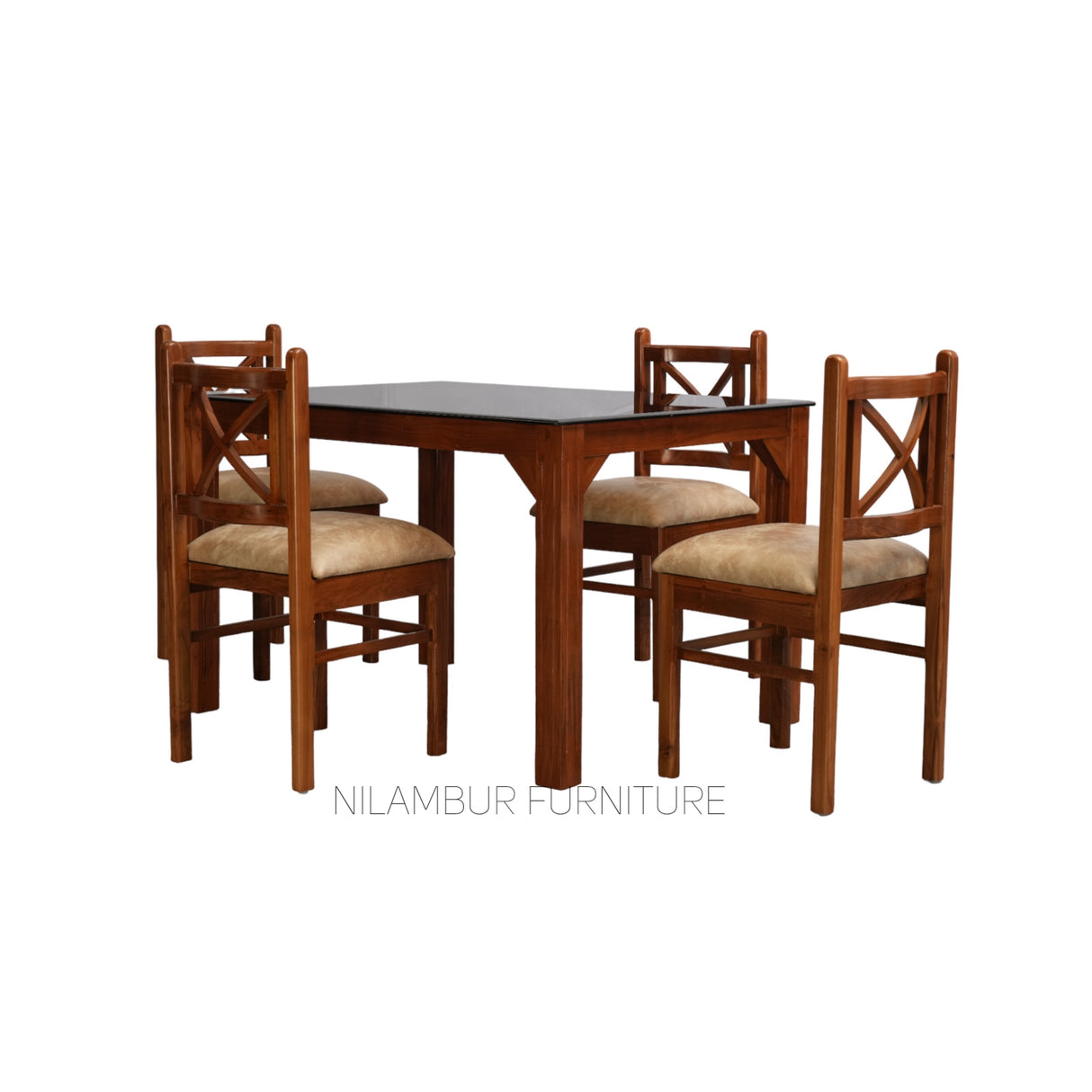 CEDAR TEAK DINING SET - Nilambur Furniture