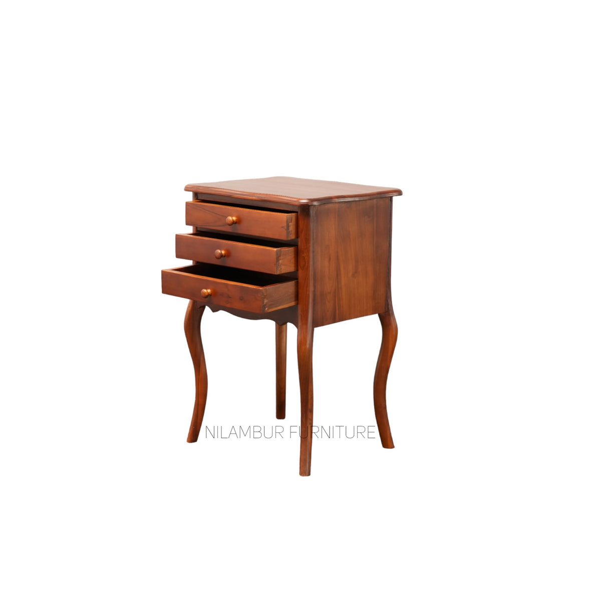 VIOLET TEAK WOOD SIDE TABLE - Nilambur Furniture