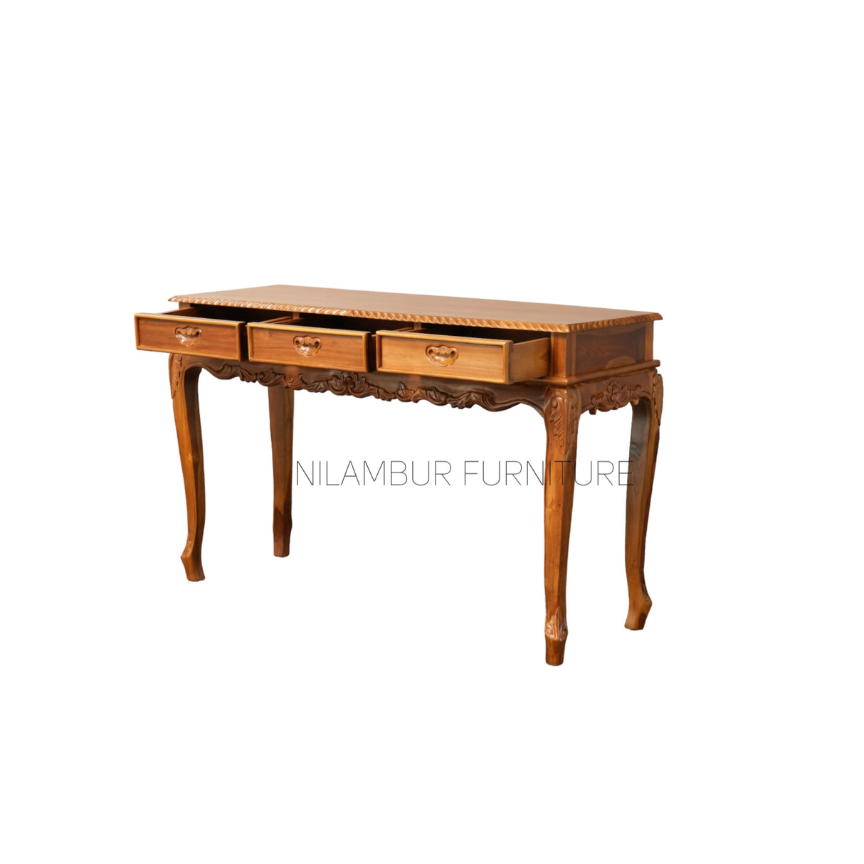 ALICE TEAK WOOD CONSOLE TABLE - Nilambur Furniture