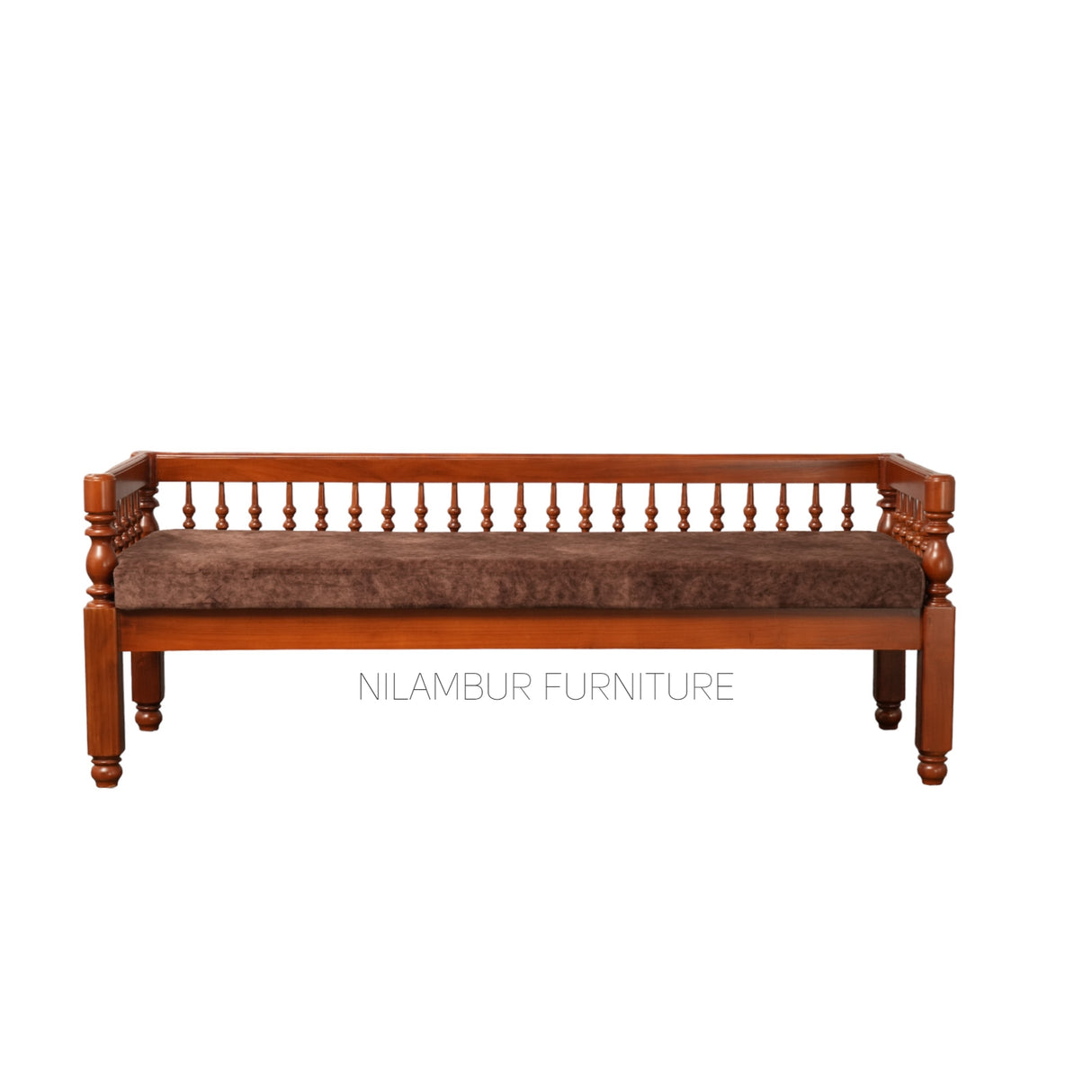 CRASSY TEAK WOOD DIWAN - Nilambur Furniture