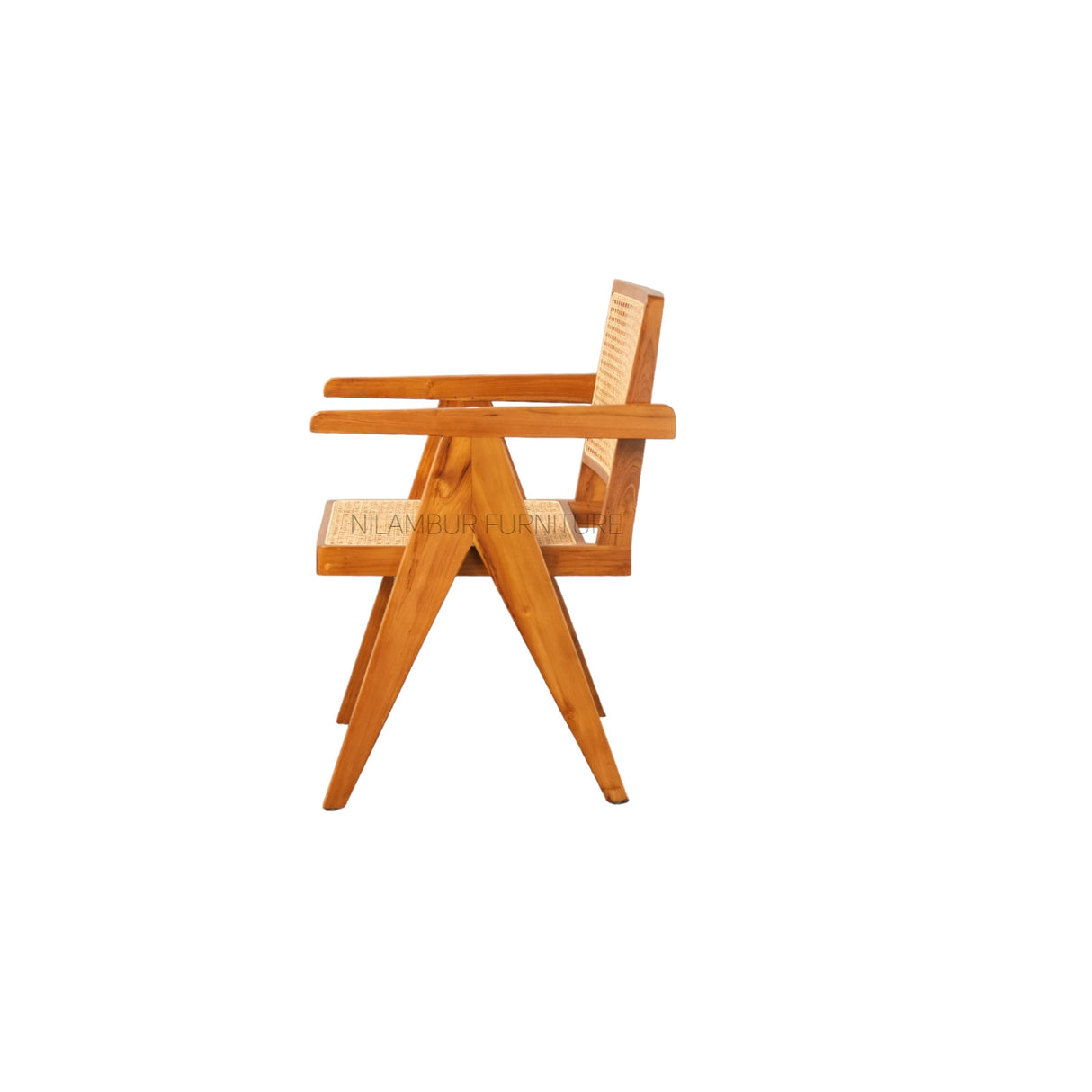 CHANDIGHAR TEAK WOOD CHAIR - Nilambur Furniture