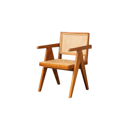 CHANDIGHAR TEAK WOOD CHAIR - Nilambur Furniture