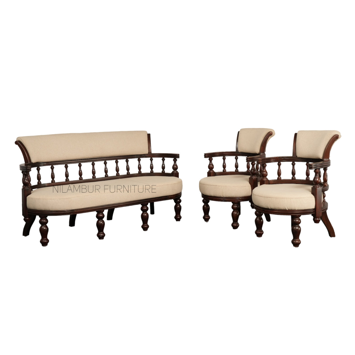 AARYA ROSEWOOD SOFA - Nilambur Furniture