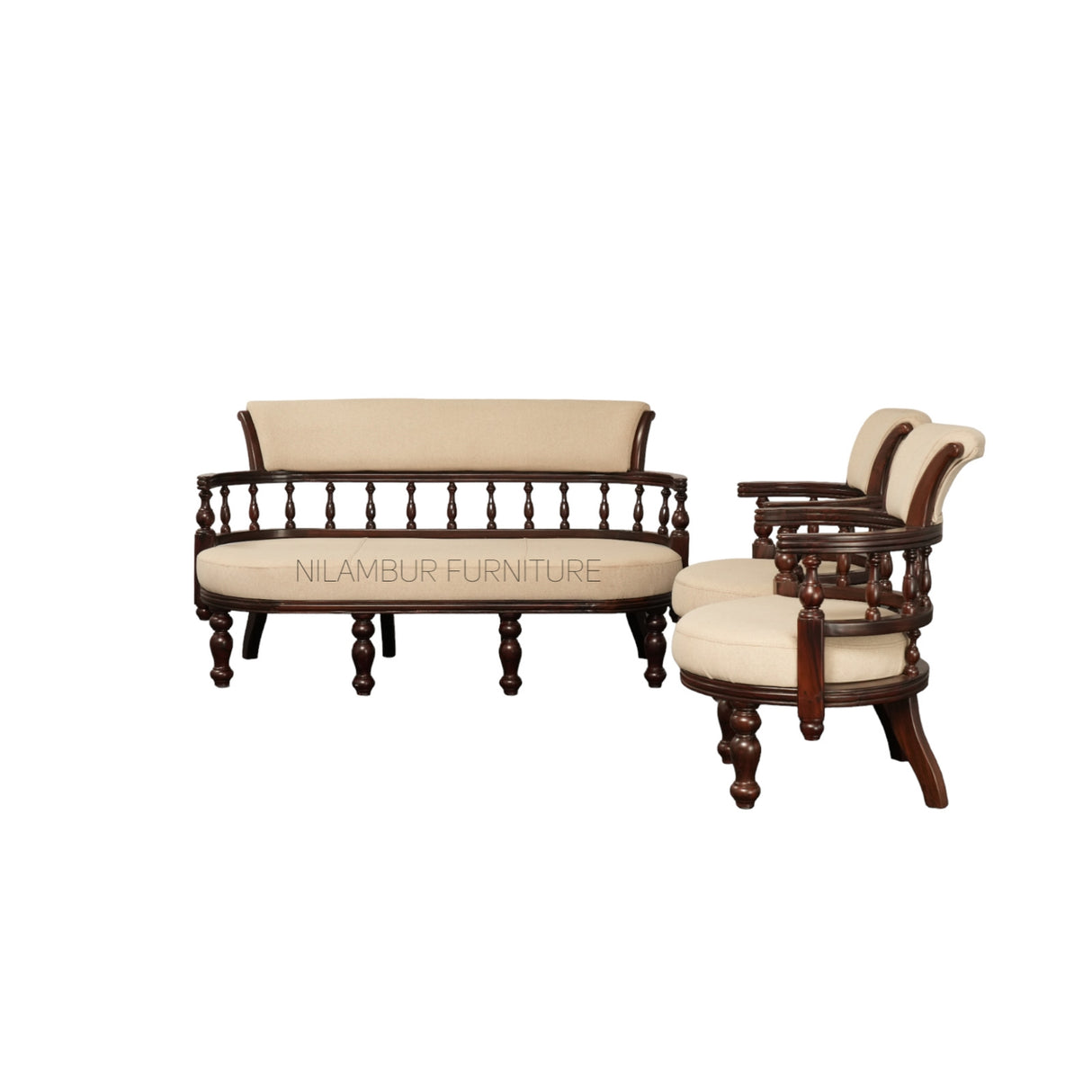 AARYA ROSEWOOD SOFA - Nilambur Furniture