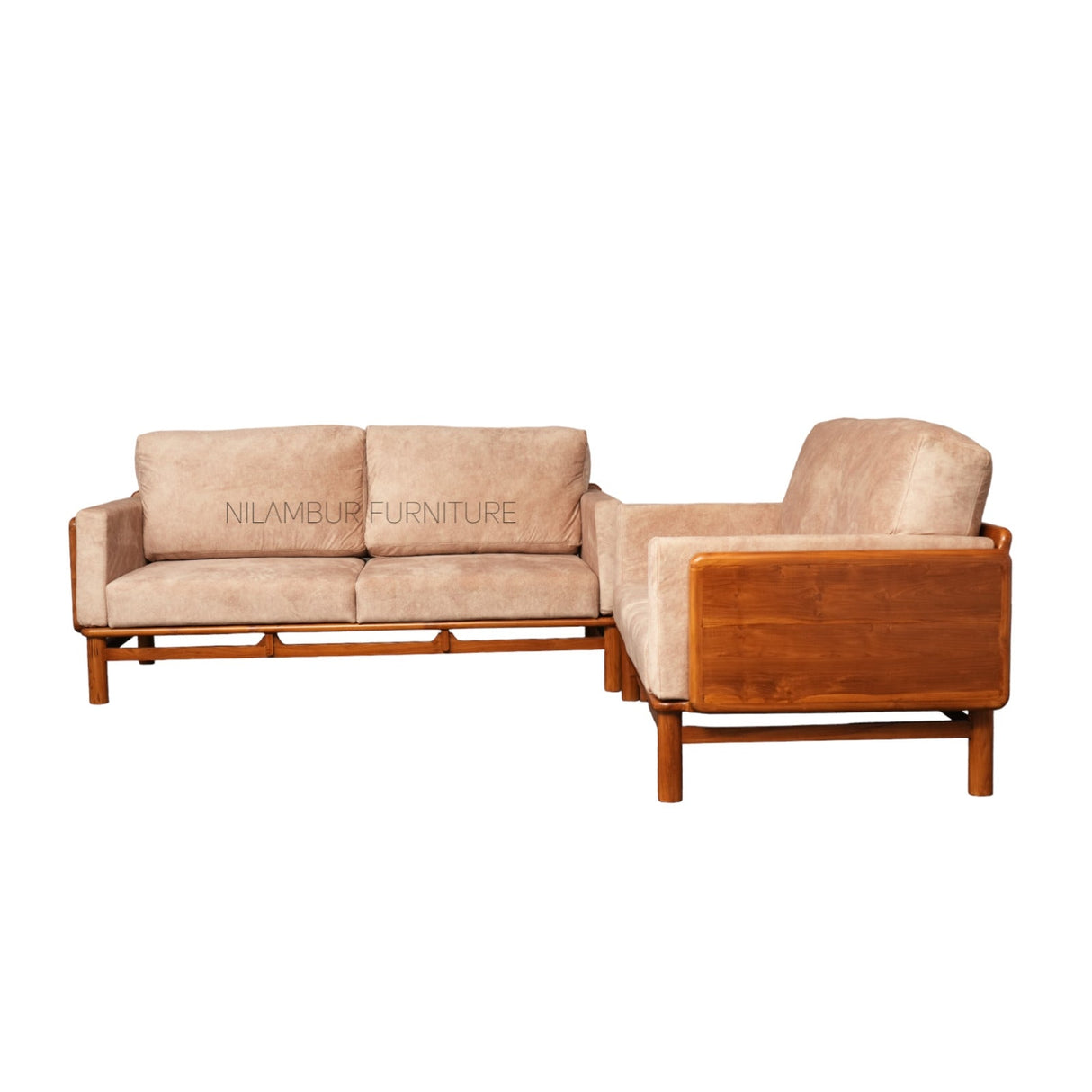 CAIRO TEAK WOOD SOFA - Nilambur Furniture