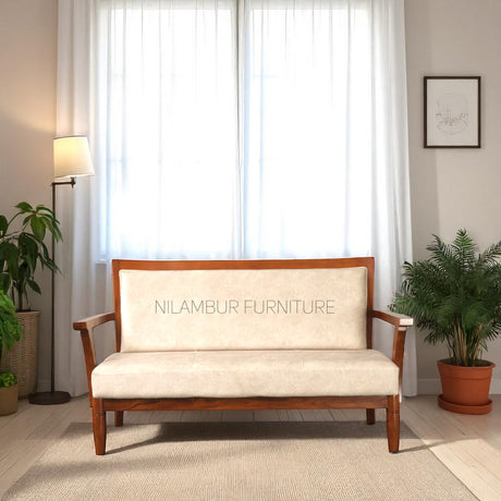 ASHLEY TEAK WOOD SOFA