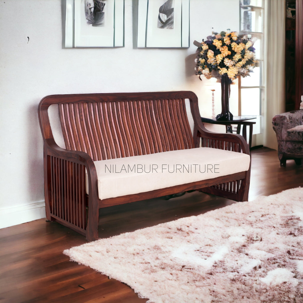 PREMIER ROSEWOOD SOFA - Nilambur Furniture