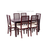 VIOLET MAHOGONY DINING SET - Nilambur Furniture