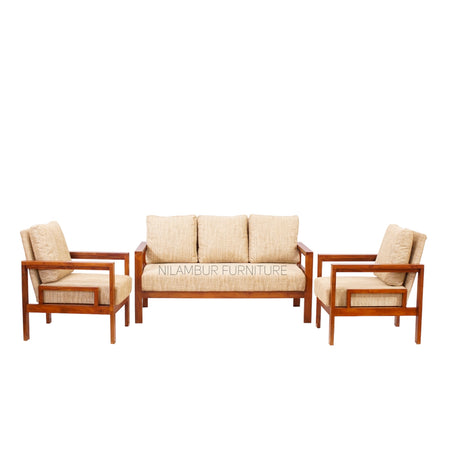 TIARA TEAK WOOD SOFA - Nilambur Furniture