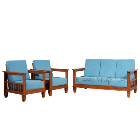 OWENS TEAK WOOD SOFA - Nilambur Furniture