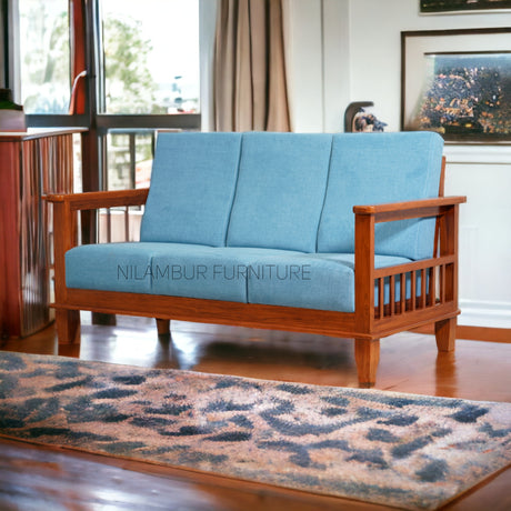 OWENS TEAK WOOD SOFA - Nilambur Furniture