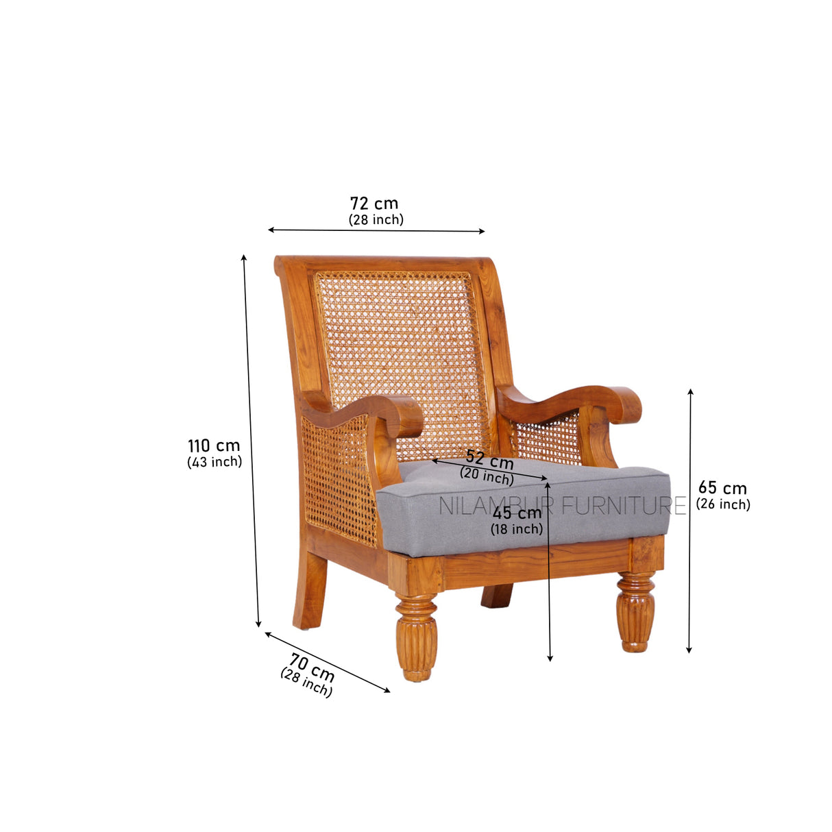 ADMIRE TEAK WOOD SOFA