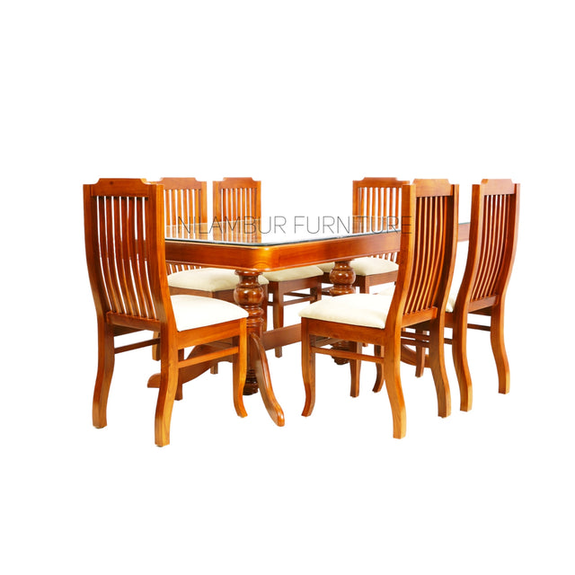 SOPHIE TEAK WOOD DINING SET - Nilambur Furniture