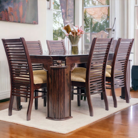 OTIS ROSEWOOD DINING SET - Nilambur Furniture