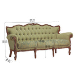 OPAL TEAK WOOD SOFA