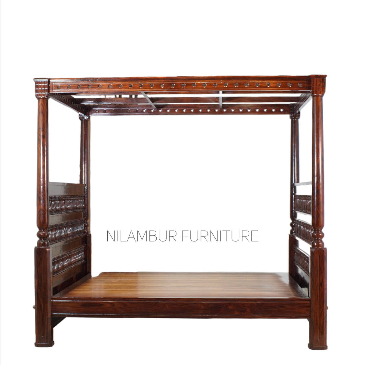 BEVAN ROSE WOOD BED COT - Nilambur Furniture