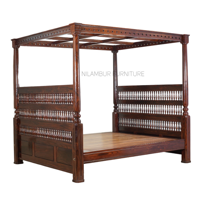 BEVAN ROSE WOOD BED COT - Nilambur Furniture