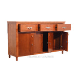 LIAM TEAK WOOD CROCKERY UNIT - Nilambur Furniture