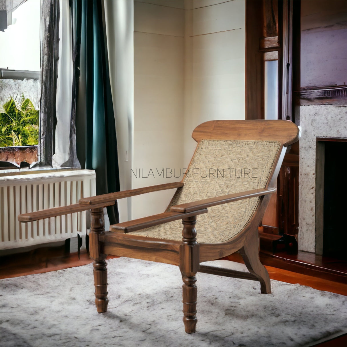 DEVA TEAK WOOD PLANTATION CHAIR - Nilambur Furniture