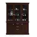 TREASURE MAHOGONY WOOD CROCKERY UNIT