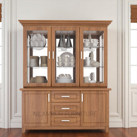 APOLLO TEAK WOOD CROCKERY UNIT