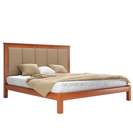 NEPTUNE TEAK WOOD BED COT - Nilambur Furniture