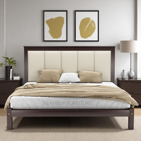 NEPTUNE MAHOGONY WOOD BED COT