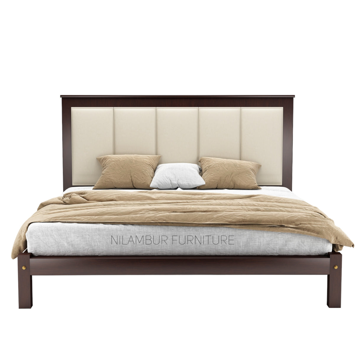 NEPTUNE MAHOGONY WOOD BED COT - Nilambur Furniture