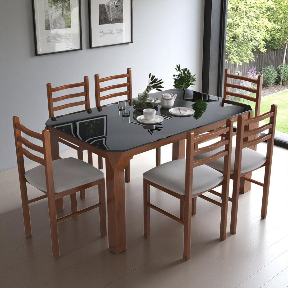 CATALIN TEAK WOOD DINING SET