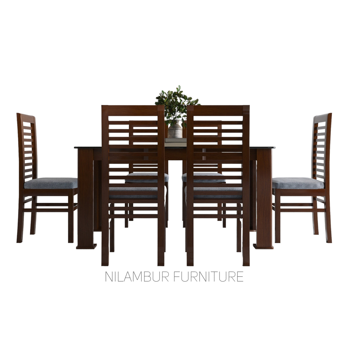 CELIO MAHOGONY DINING SET - Nilambur Furniture