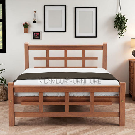 ITALIA TEAK WOOD BED COT