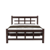 ITALIA MAHOGONY WOOD BED COT - Nilambur Furniture