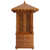 DEVON TEAK WOOD POOJA MANDIR - Nilambur Furniture