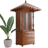 DEVON TEAK WOOD POOJA MANDIR - Nilambur Furniture