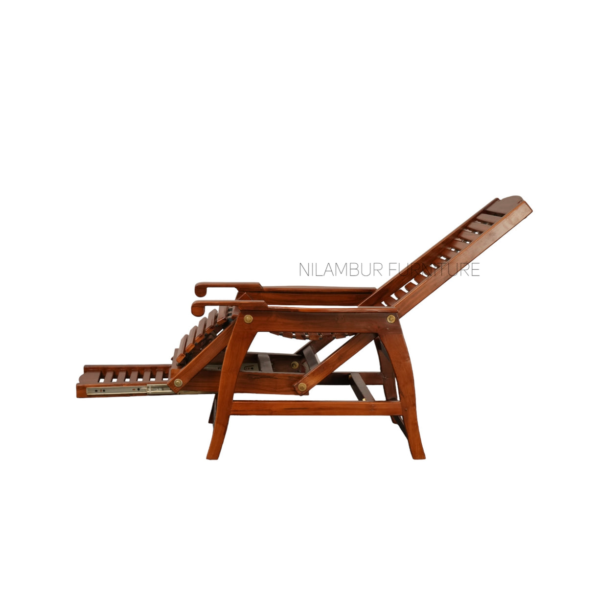 TAPASYA TEAK WOOD EASY CHAIR - Nilambur Furniture