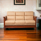 PARKER TEAK WOOD SOFA - Nilambur Furniture