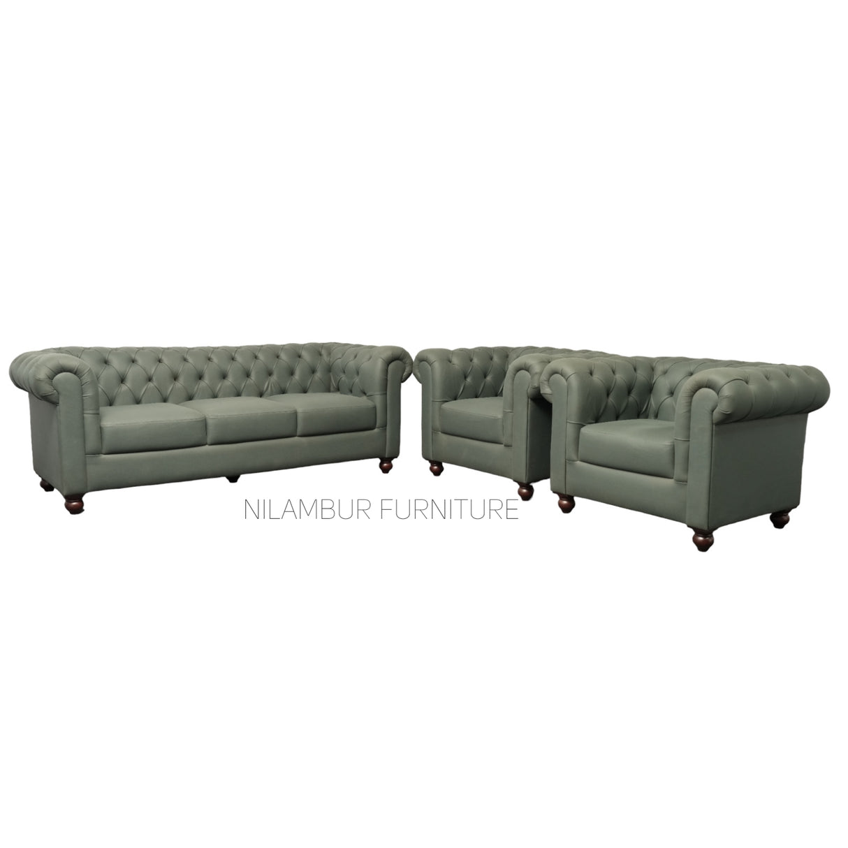 CYPRESS CHESTERFIELD FABRIC SOFA - Nilambur Furniture