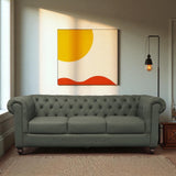 CYPRESS CHESTERFIELD FABRIC SOFA