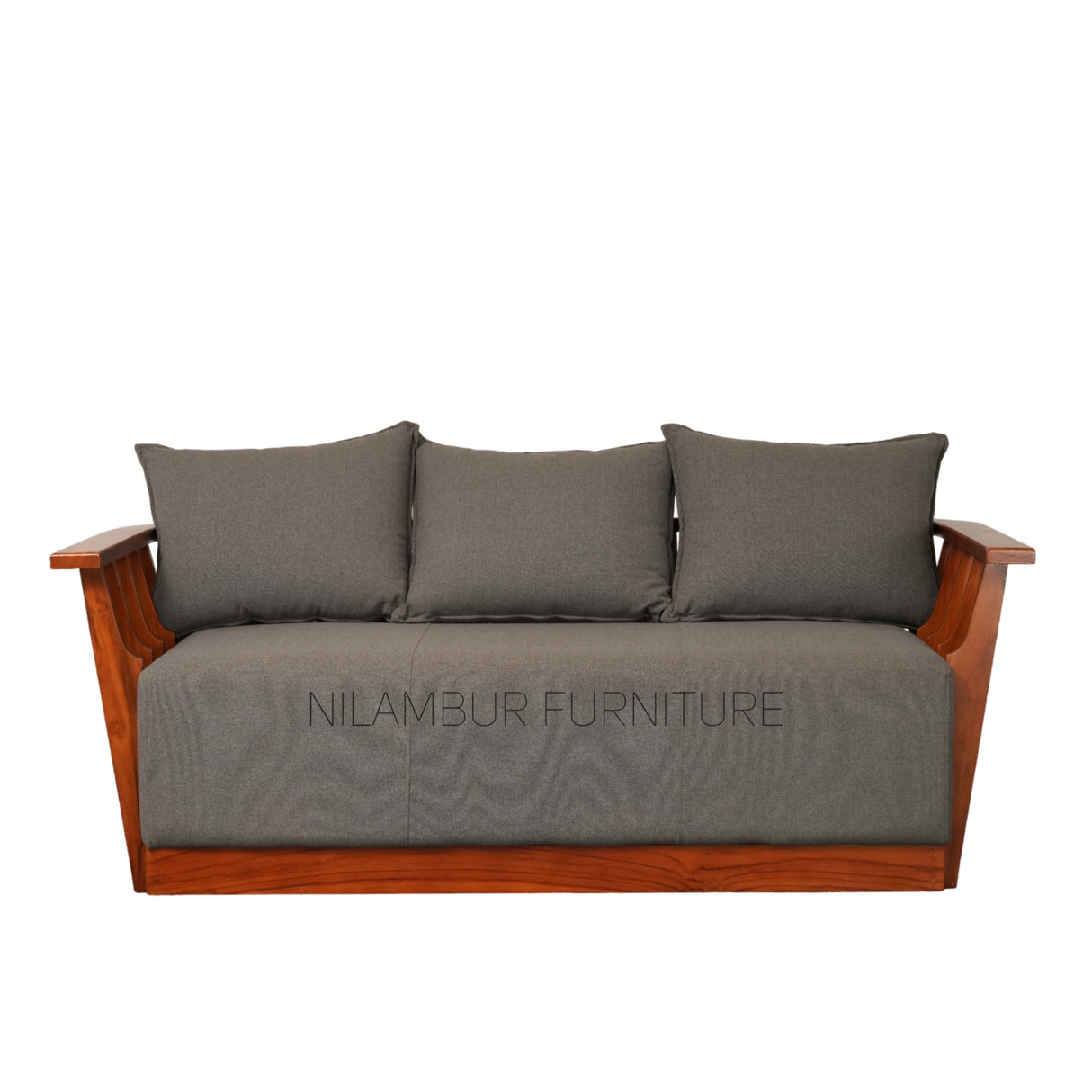 AMELIA TEAK WOOD SOFA - Nilambur Furniture