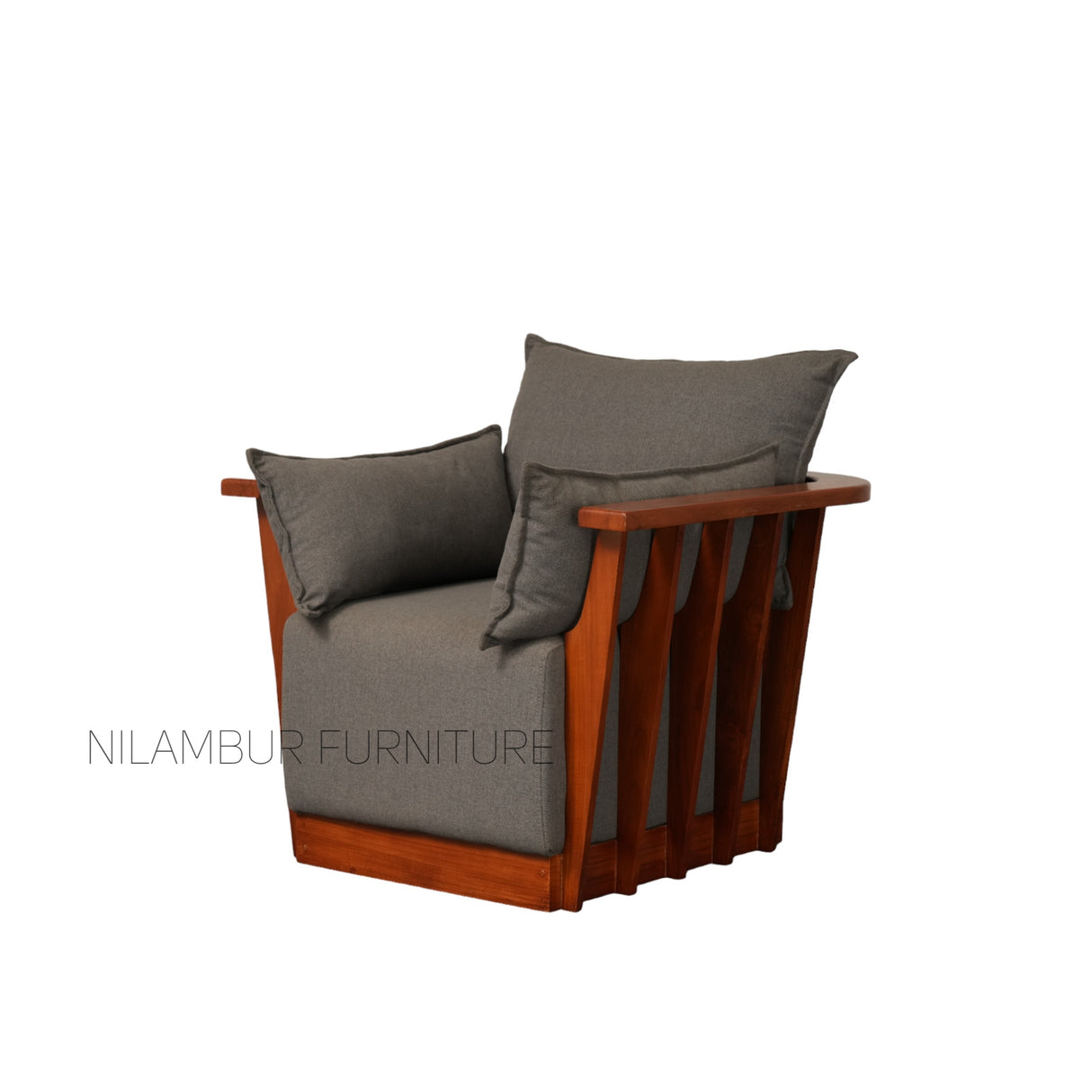 AMELIA TEAK WOOD SOFA - Nilambur Furniture