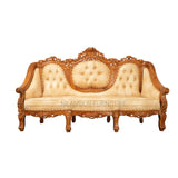 GAMEYA TEAK WOOD SOFA - Nilambur Furniture