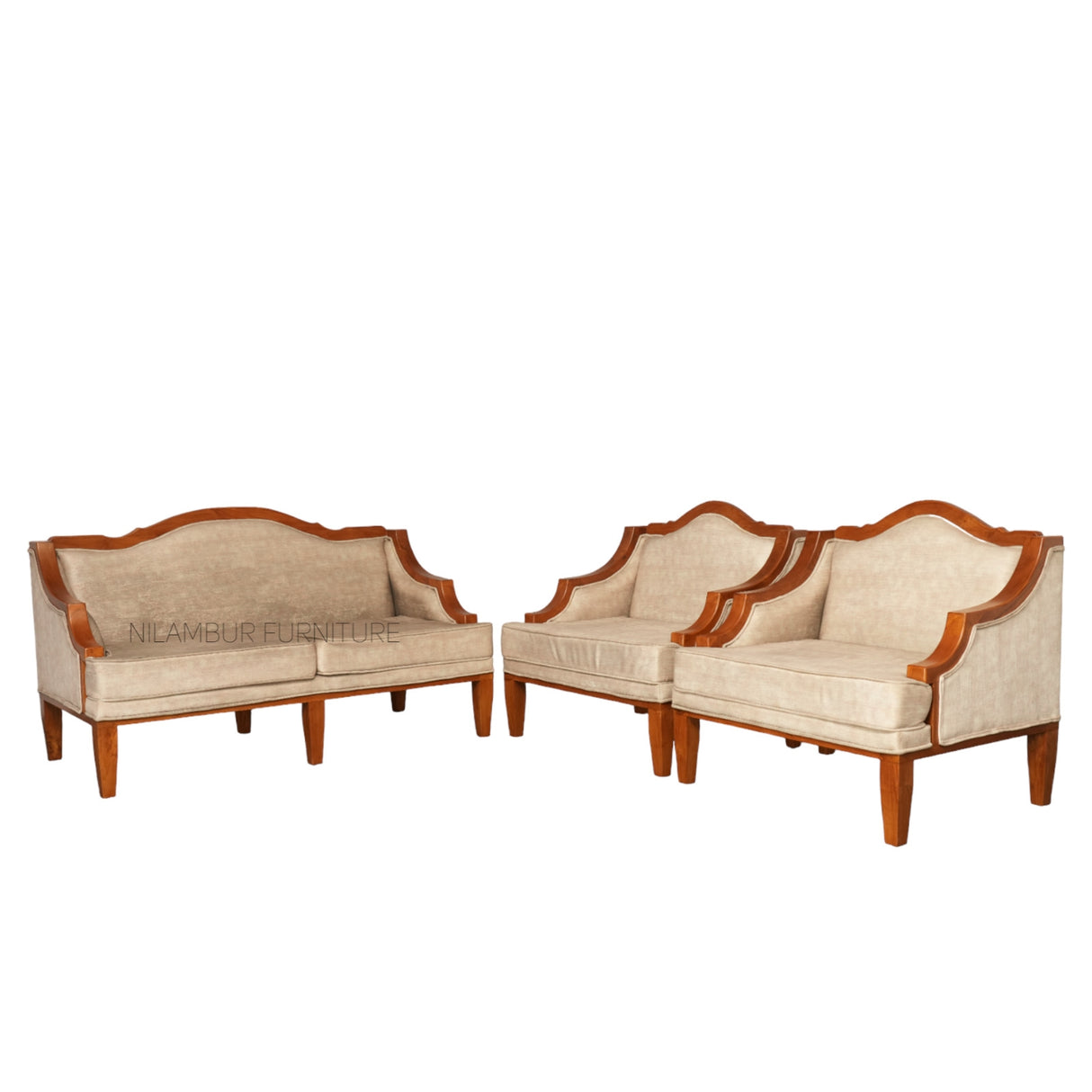 EMIR TEAK WOOD SOFA - Nilambur Furniture