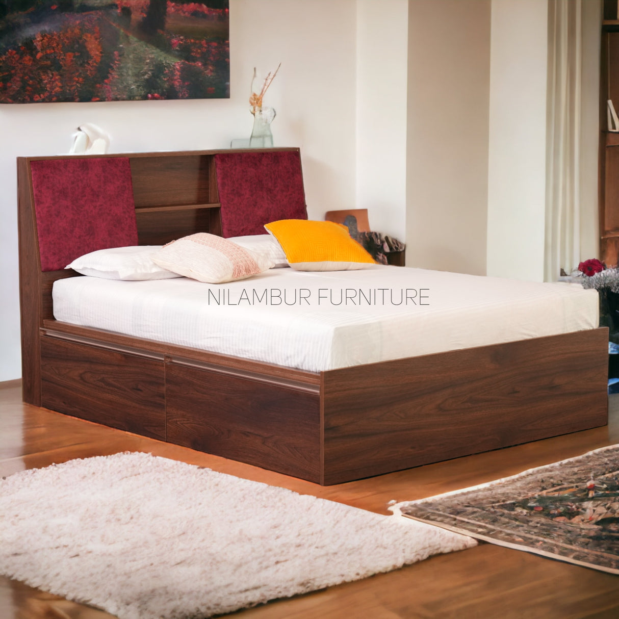 ELIF MODULAR STORAGE BED COT - Nilambur Furniture